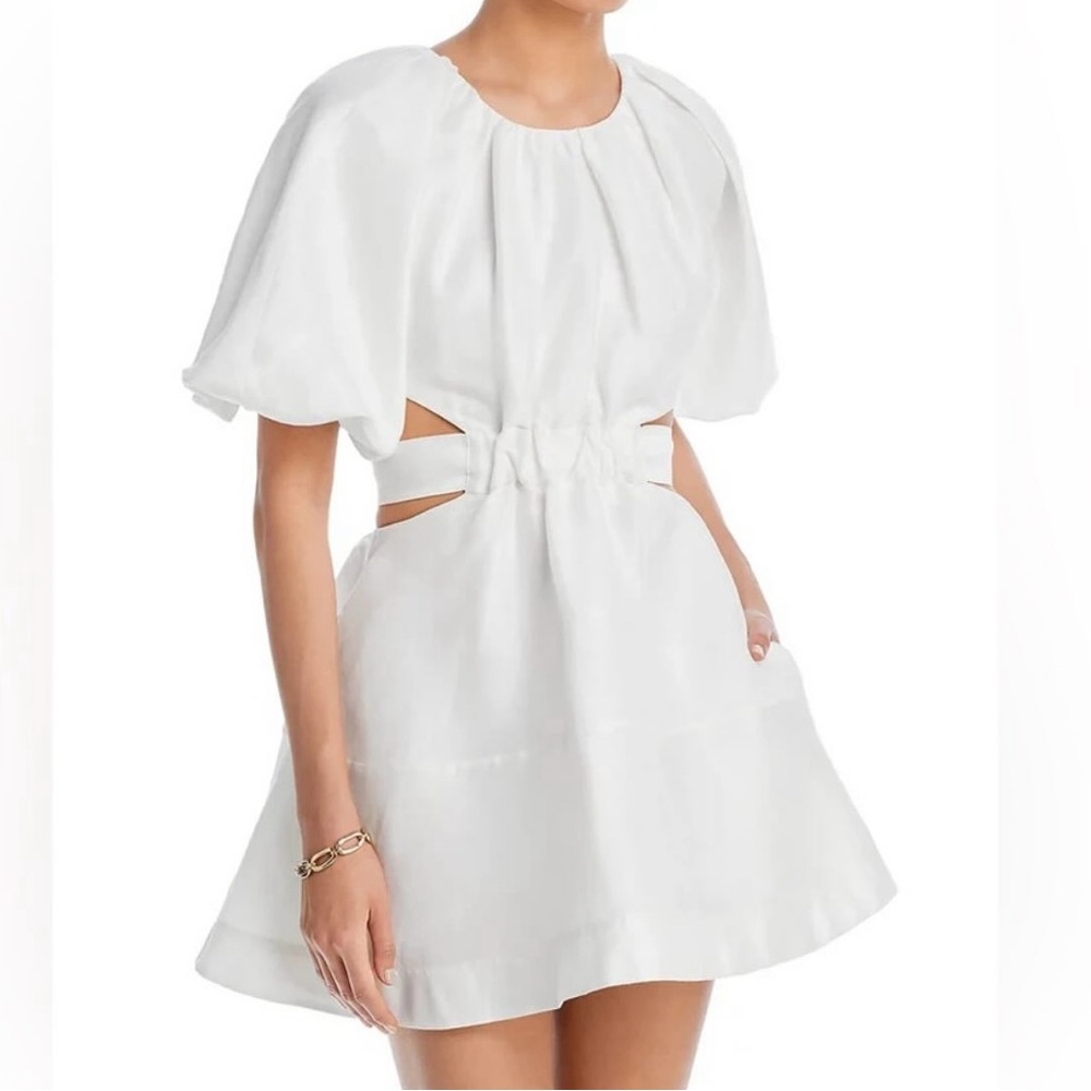 Aje White Dress